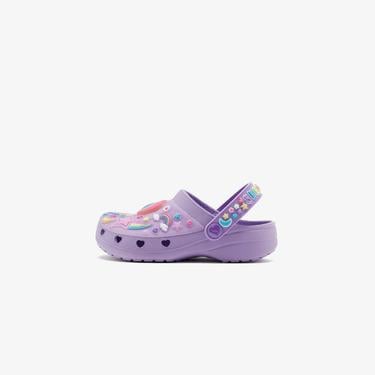  Skechers Heart Charmer Miss Girly Bebek Mor Sandalet