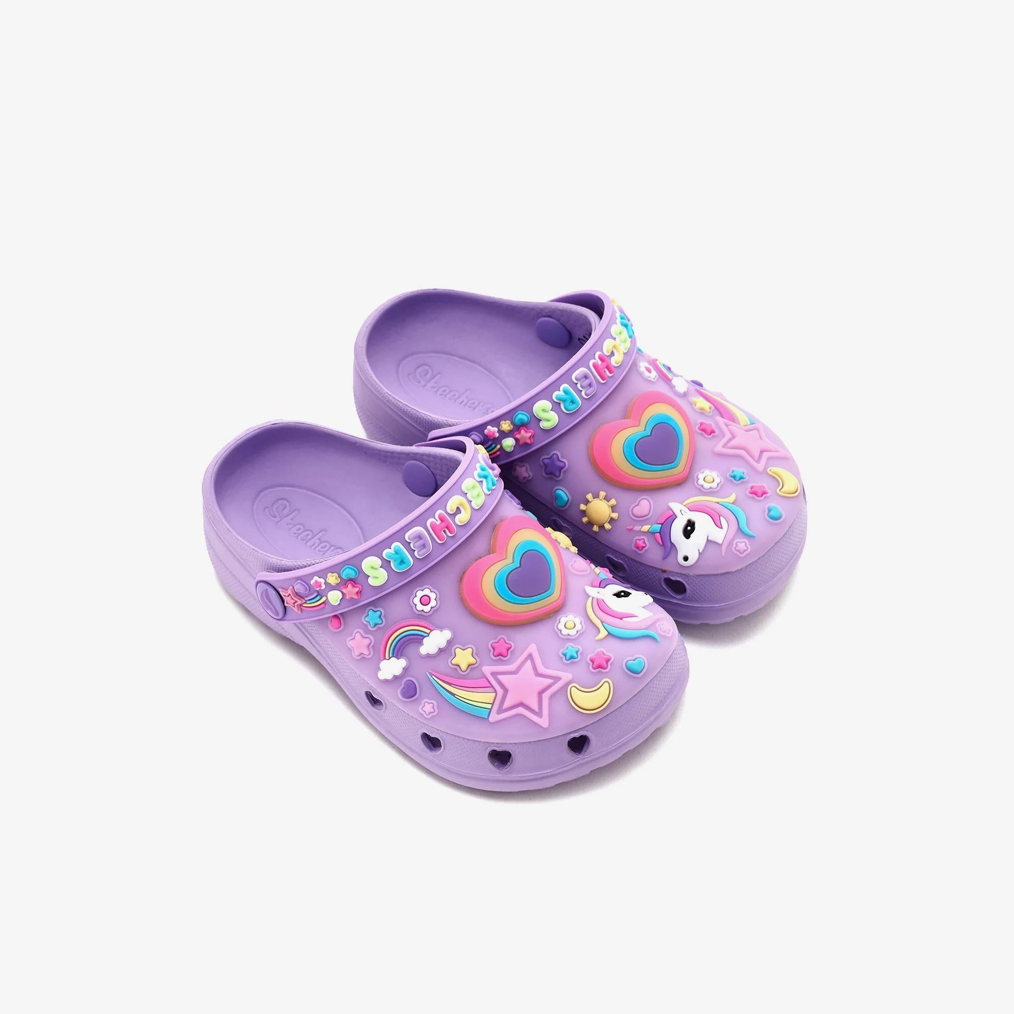 Skechers Heart Charmer Miss Girly Bebek Mor Sandalet