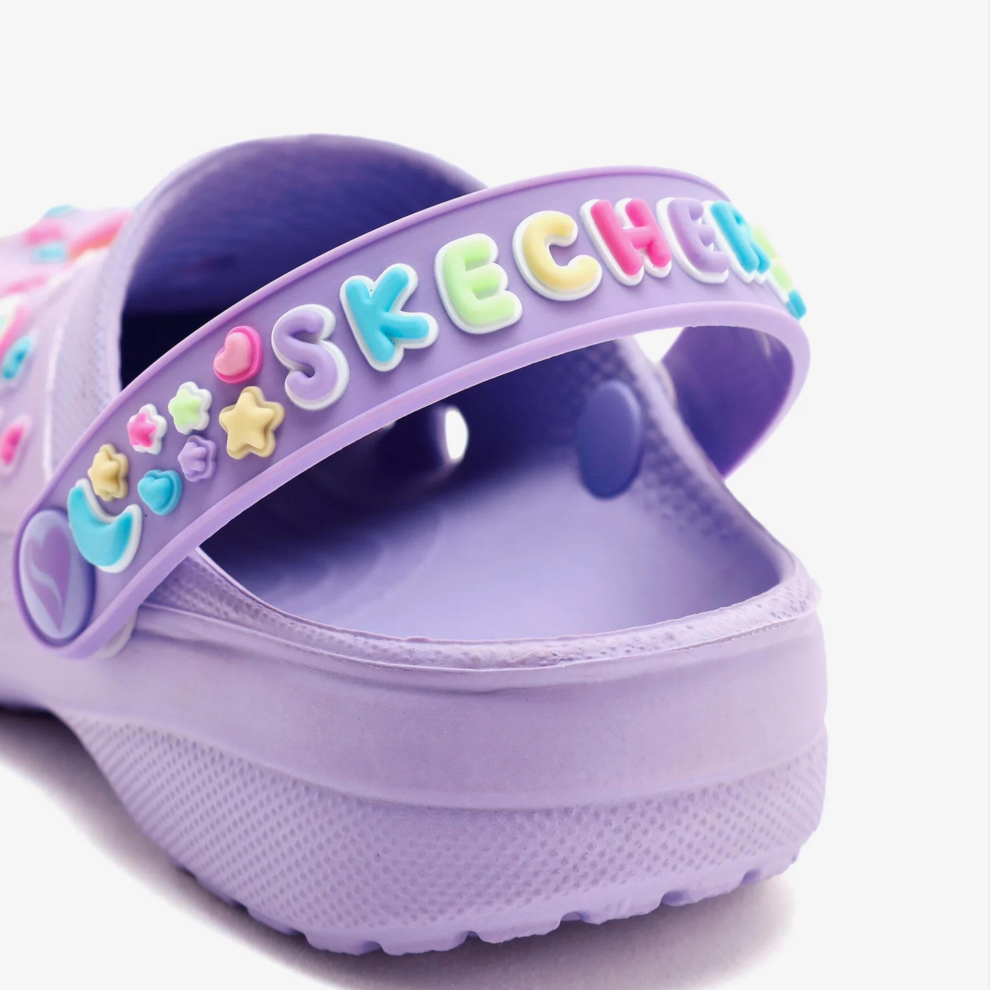 Skechers Heart Charmer Miss Girly Bebek Mor Sandalet