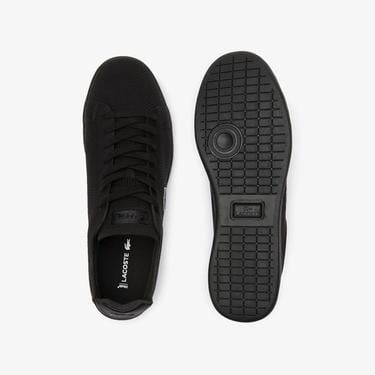  Lacoste Carnaby Piqué Erkek Siyah Sneaker