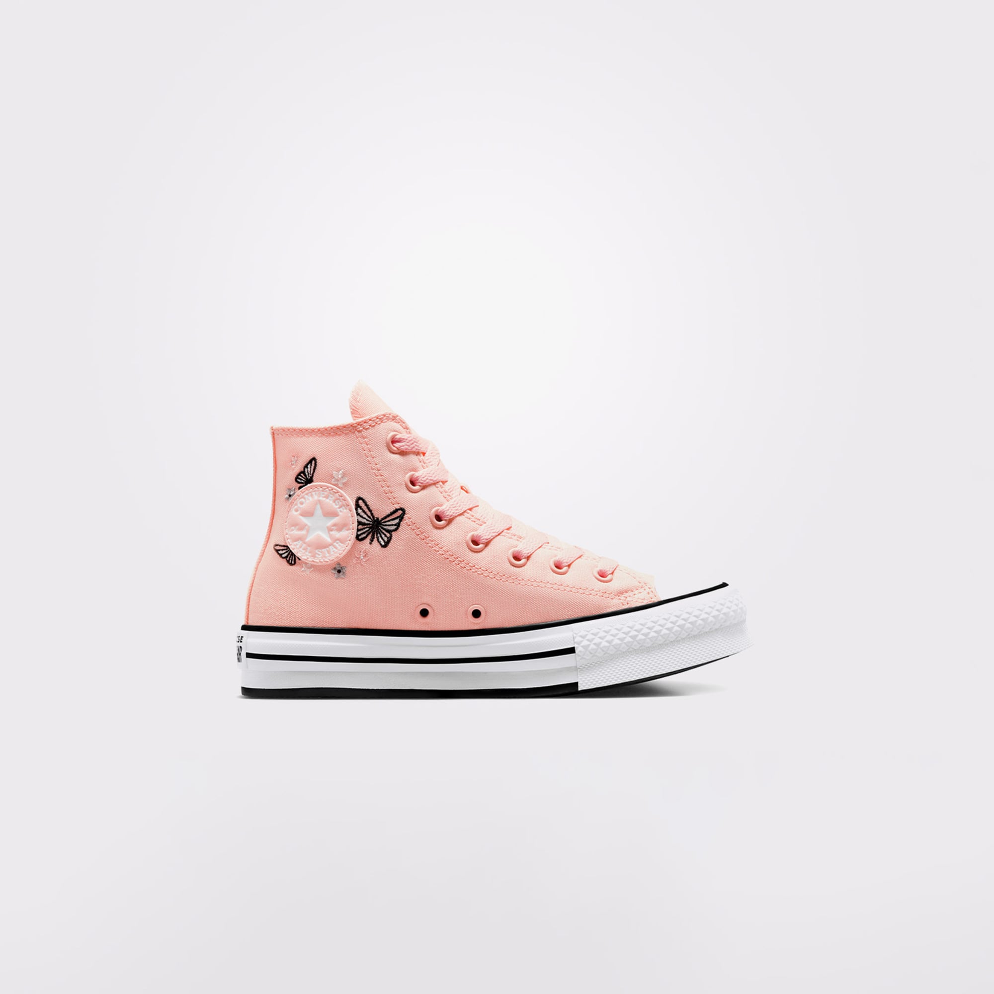 Converse Chuck Taylor All Star EVA Lift Butterflies Genç Pembe Platform Sneaker - Görsel 2
