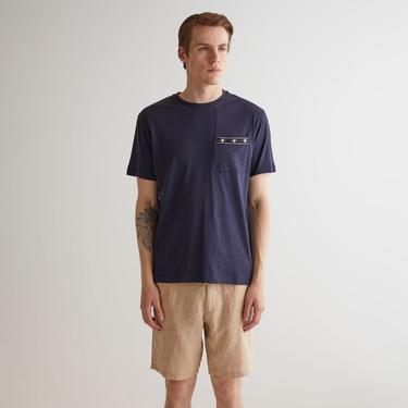  GANT Erkek Lacivert Regular Fit T-Shirt