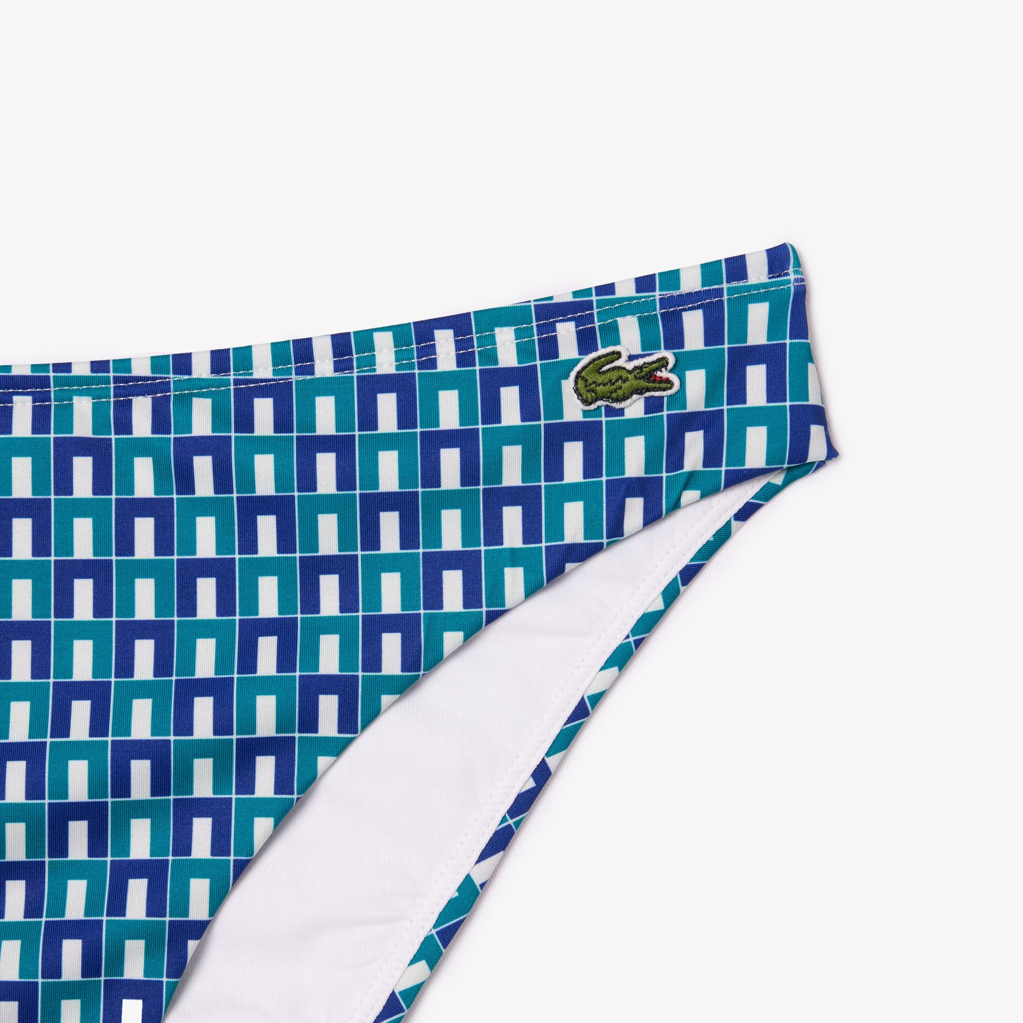 Kadın Monogram Mavi Bikini Altı