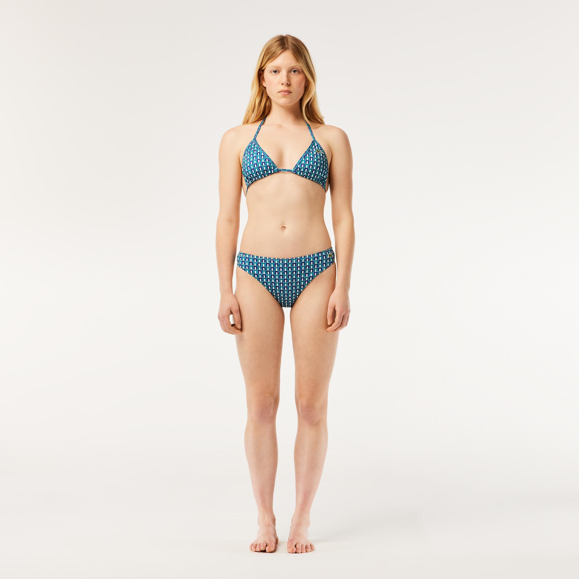 Kadın Monogram Mavi Bikini Altı