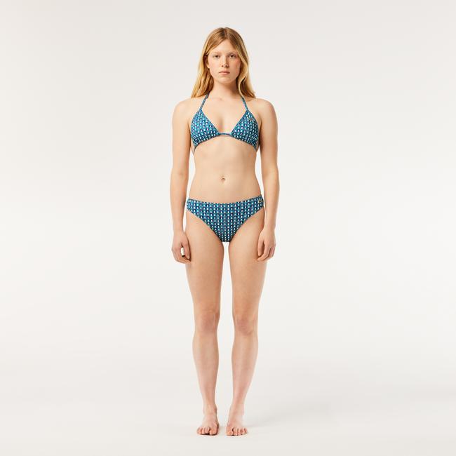  Kadın Monogram Mavi Bikini Altı