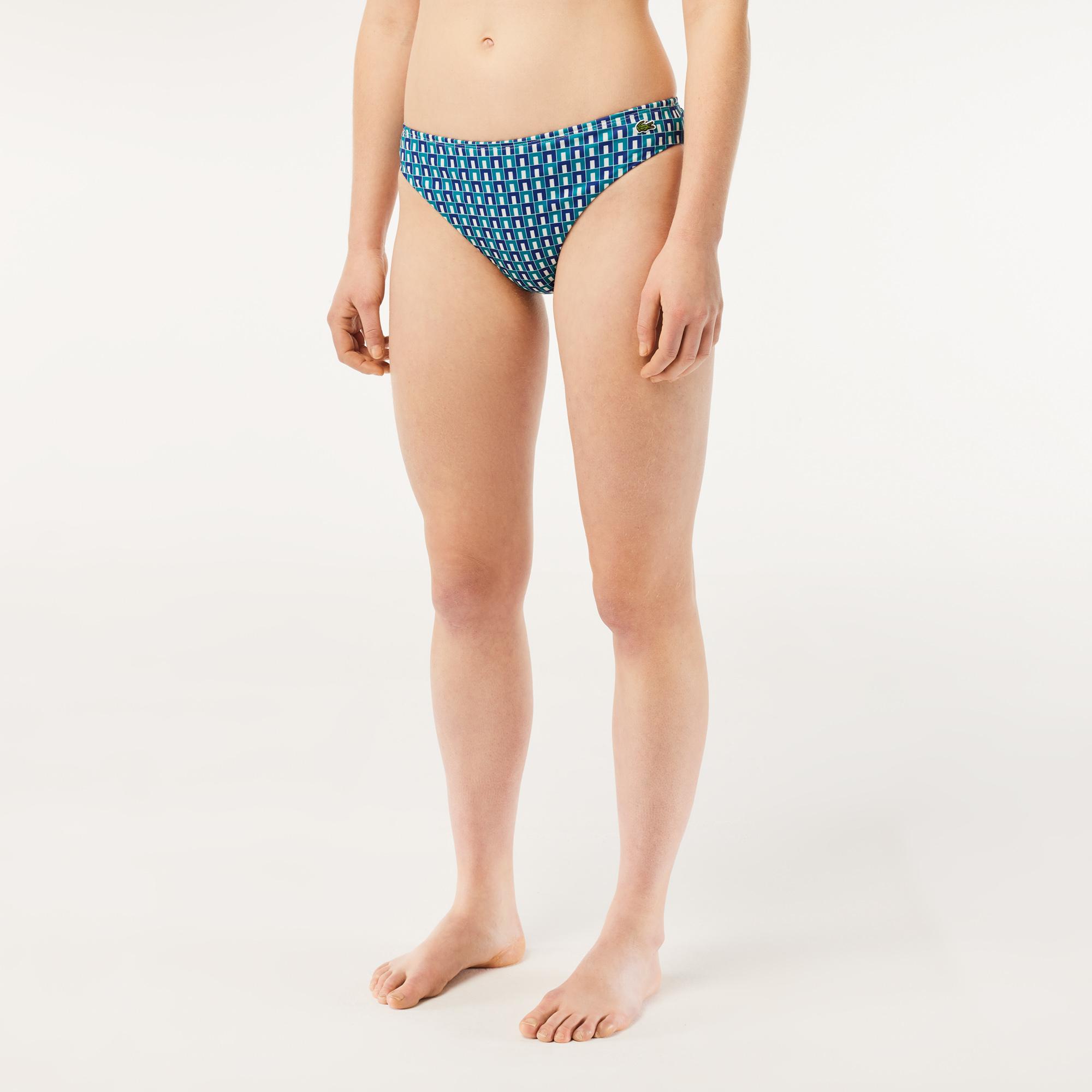 Kadın Monogram Mavi Bikini Altı