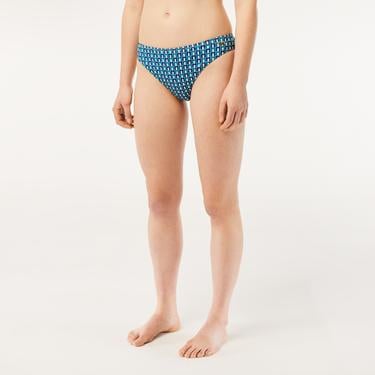  Kadın Monogram Mavi Bikini Altı