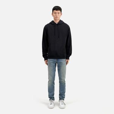  The Kooples Erkek Baskılı Kapüşonlu Siyah Sweatshirt