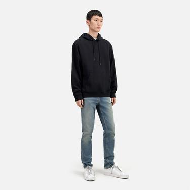  The Kooples Erkek Baskılı Kapüşonlu Siyah Sweatshirt