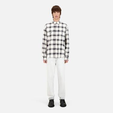  ERKEK EKOSE LACİVERT GÖMLEK