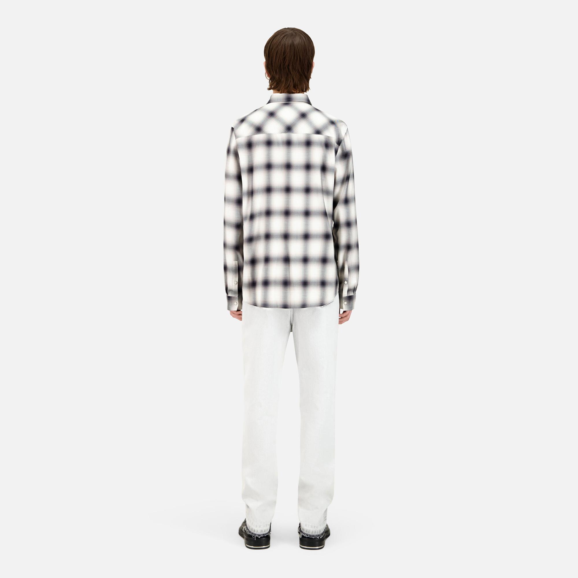 ERKEK EKOSE LACİVERT GÖMLEK