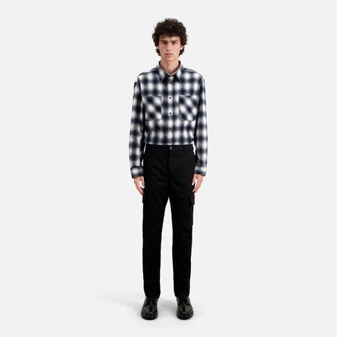  ERKEK SİYAH KARGO PANTOLON