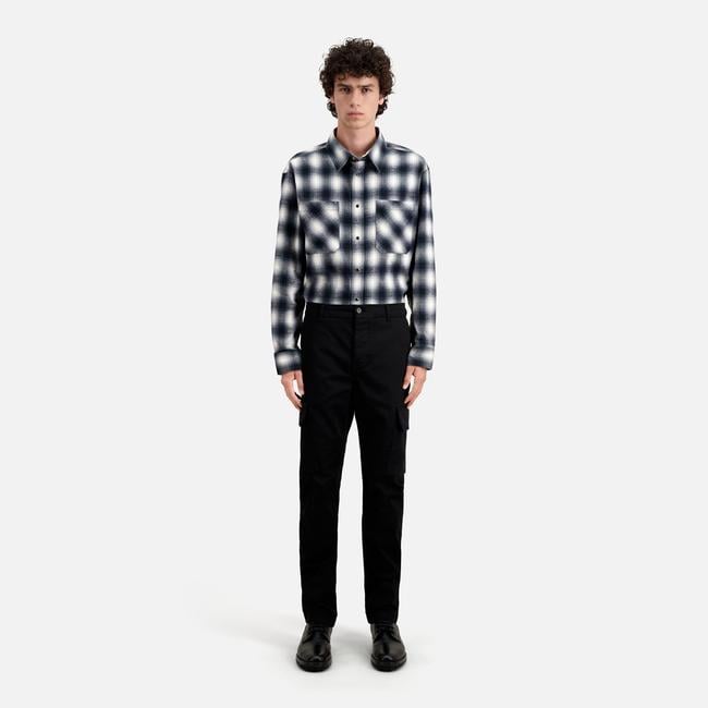  ERKEK SİYAH KARGO PANTOLON