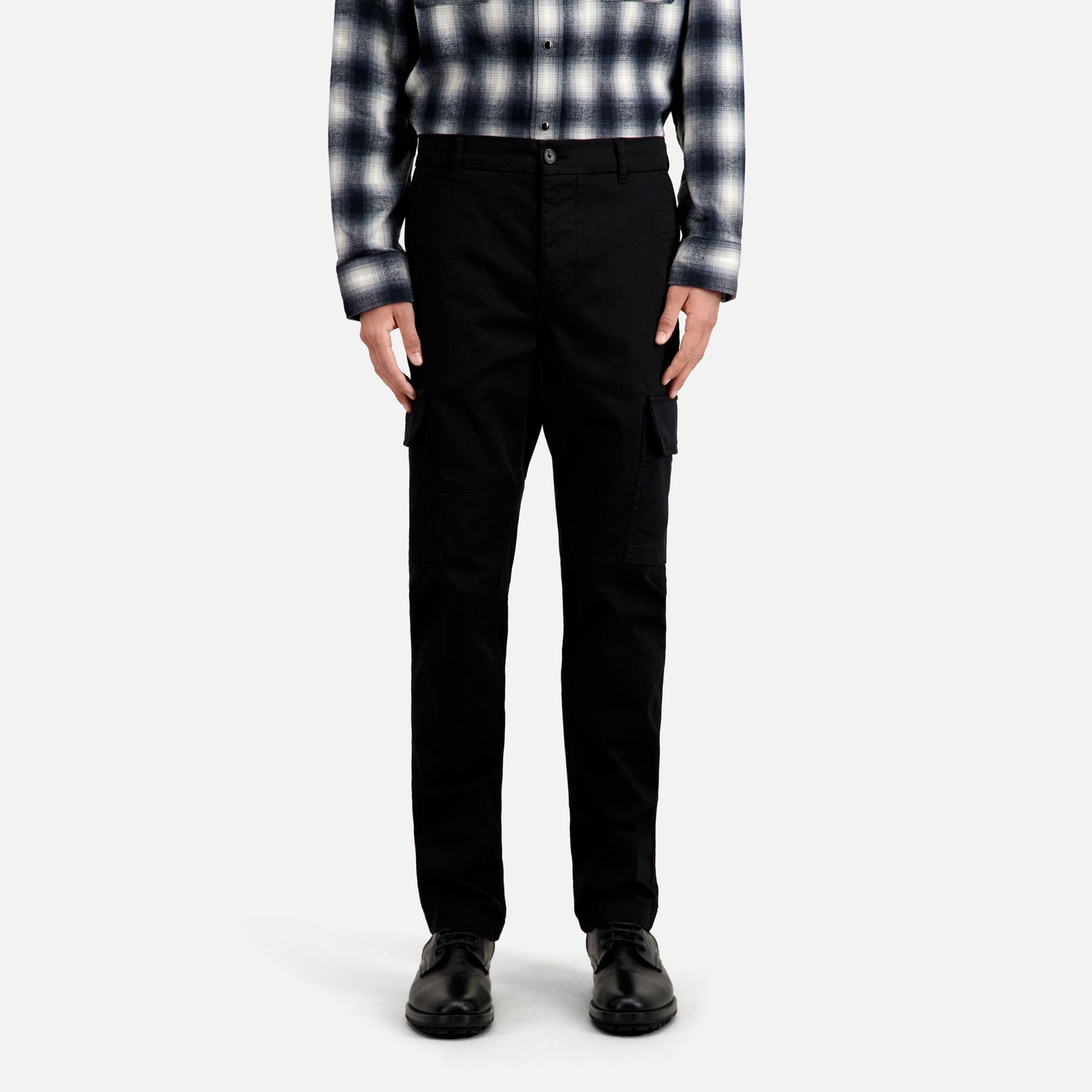 ERKEK SİYAH KARGO PANTOLON