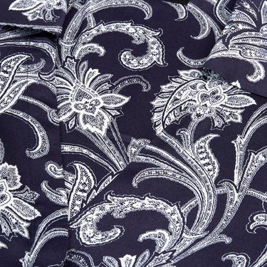  KADIN DESENLİ LACİVERT GÖMLEK