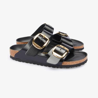  Birkenstock Arizona Big Buckle Nl High Shine Kadın Siyah Terlik