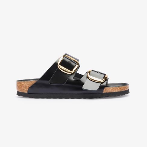  Birkenstock Arizona Big Buckle Nl High Shine Kadın Siyah Terlik