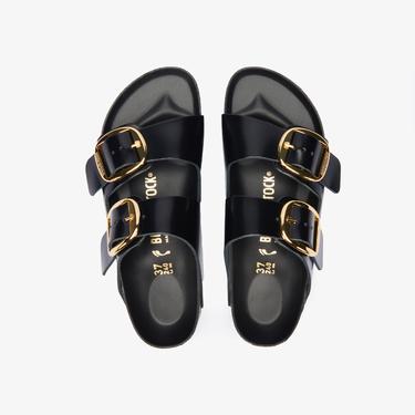  Birkenstock Arizona Big Buckle Nl High Shine Kadın Siyah Terlik