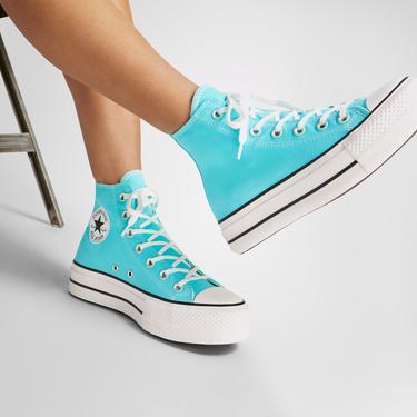  Converse Chuck Taylor All Star Lift Unisex Mavi Platform Sneaker