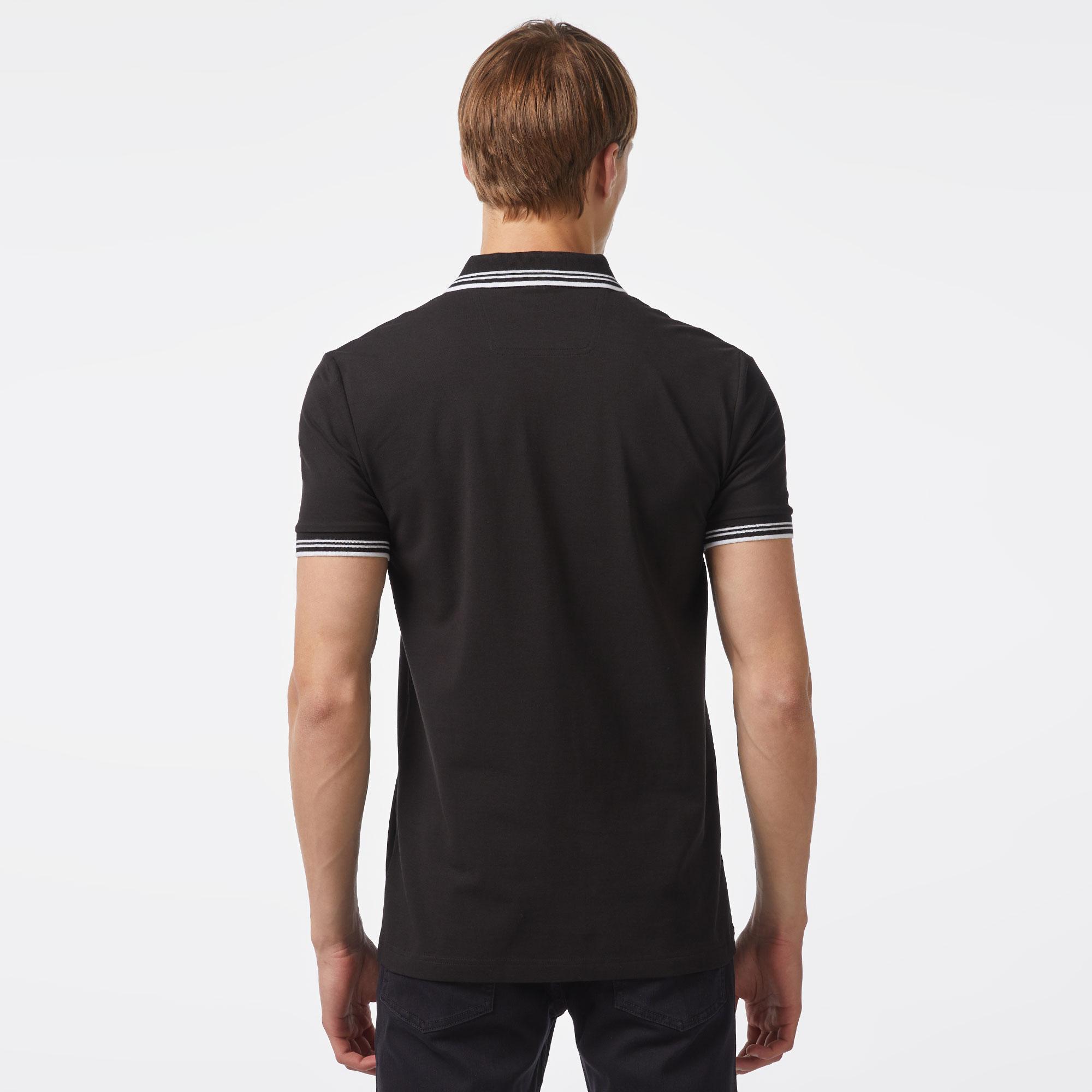 Boss Paul Erkek Siyah Polo