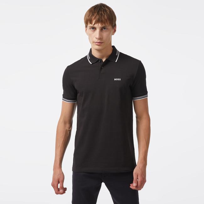  Boss Paul Erkek Siyah Polo
