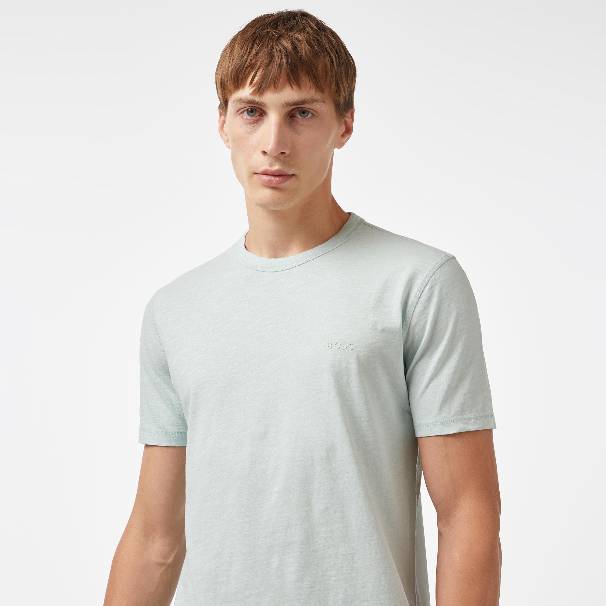 Boss Tegood Erkek Mavi T-Shirt