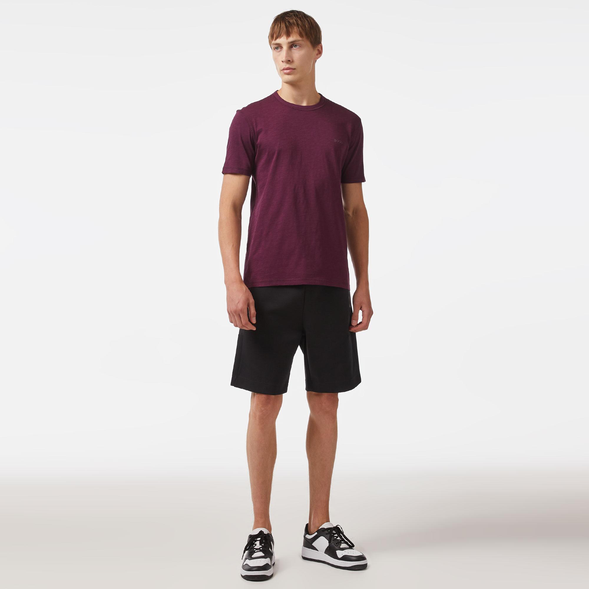 Boss Tegood Erkek Mor T-Shirt