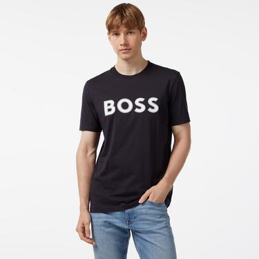  Boss Erkek Lacivert T-Shirt