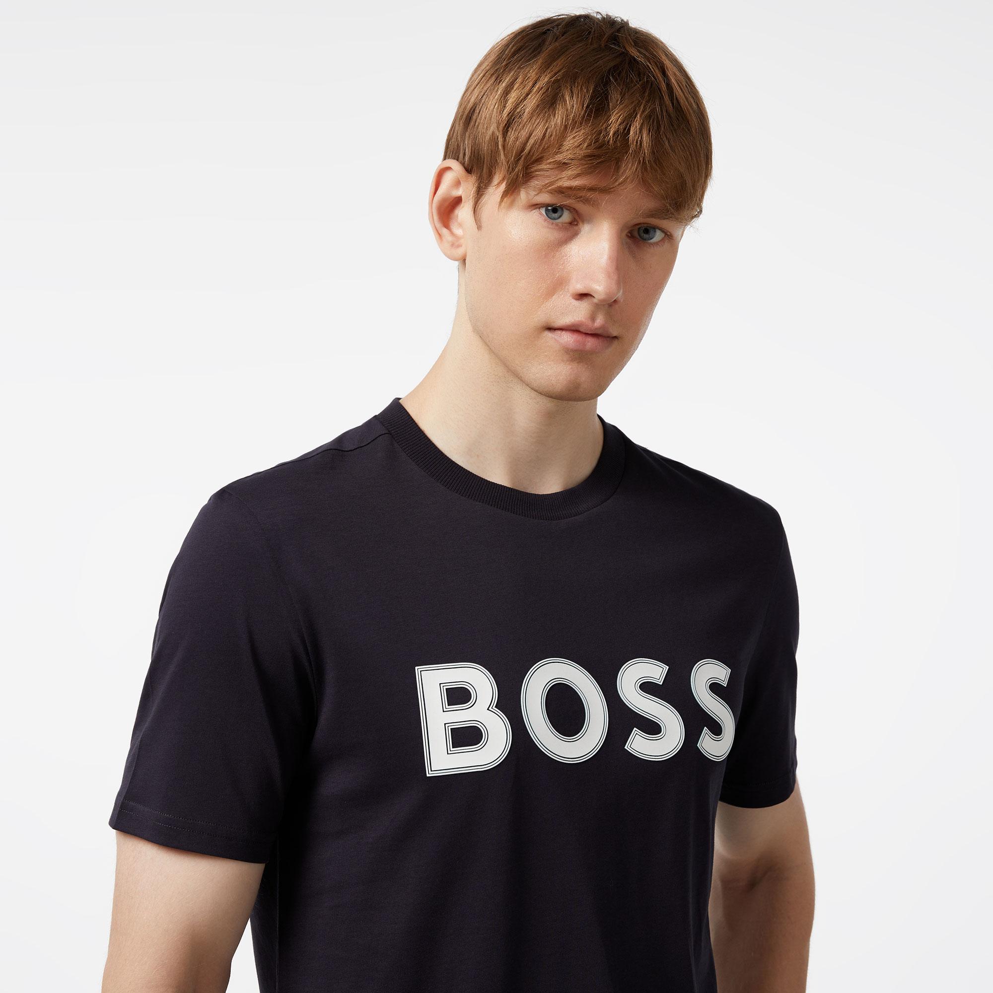 Boss Erkek Lacivert T-Shirt