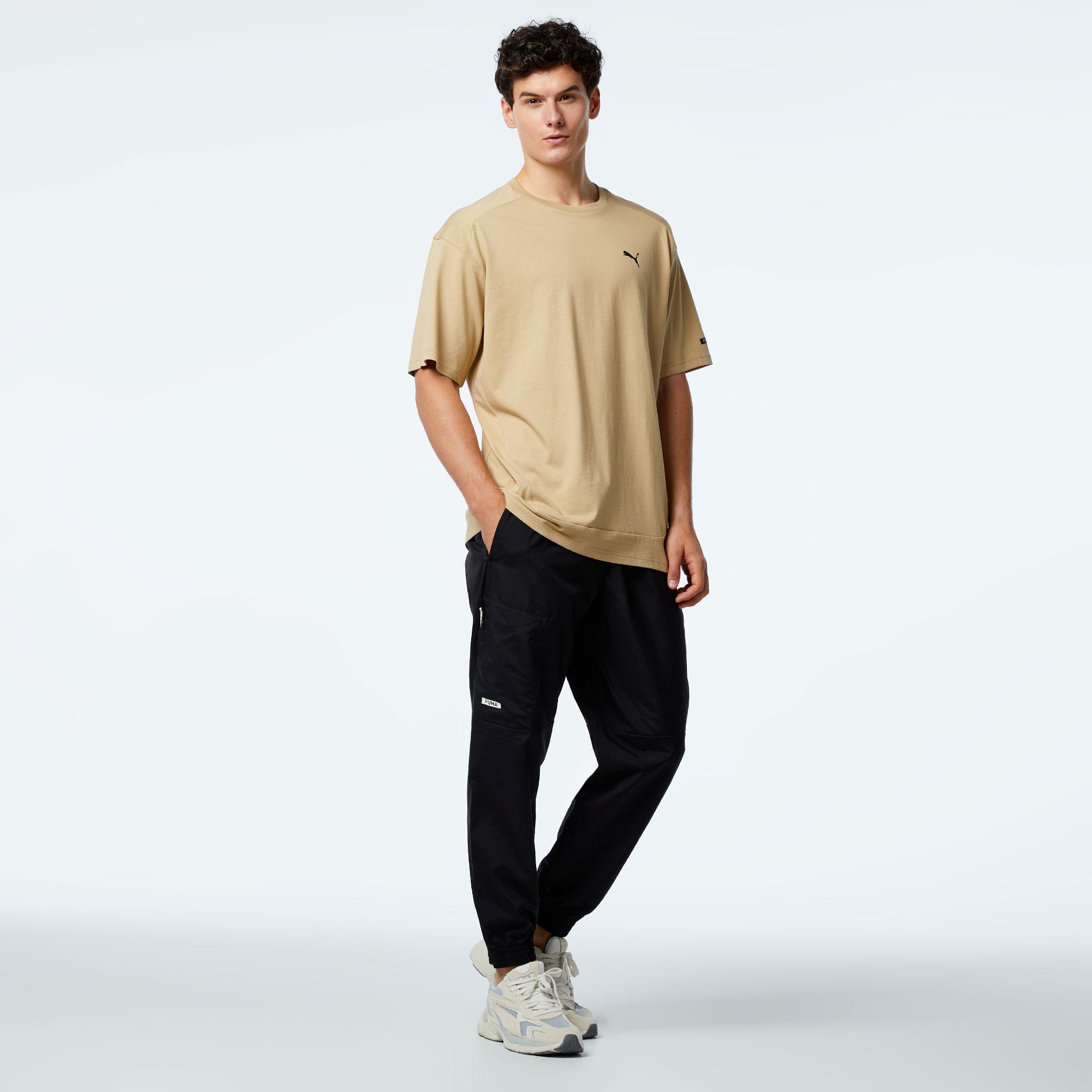 Puma Rad/Cal Unisex Bej T-Shirt