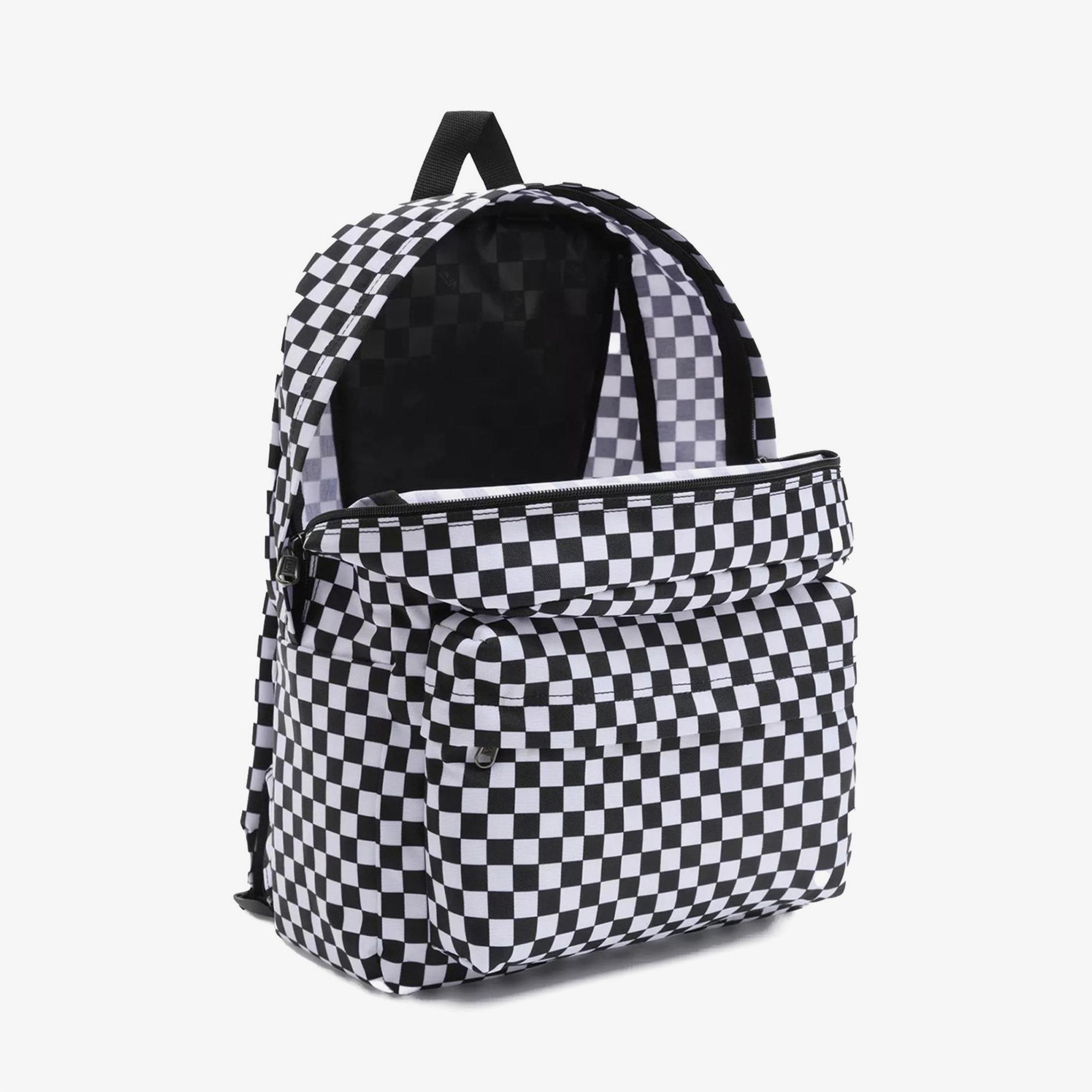 Vans Old Skool Check Unisex Siyah Sırt Çantası
