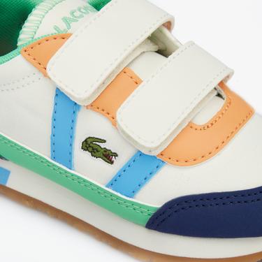  Lacoste Partner Çocuk Krem Sneaker