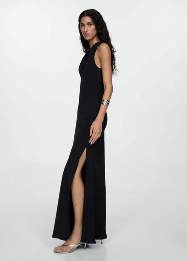  Mango Kadın Metalik Topuklu Sandalet Gümüş Rengi