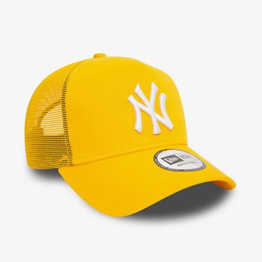  New Era New York Yankees League Essential Yellow A-Frame Trucker Unisex Sarı Şapka