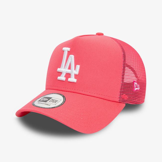  New Era A-Frame Mesh Trucker Cap - Los Angeles Dodgers Unisex Pembe Şapka