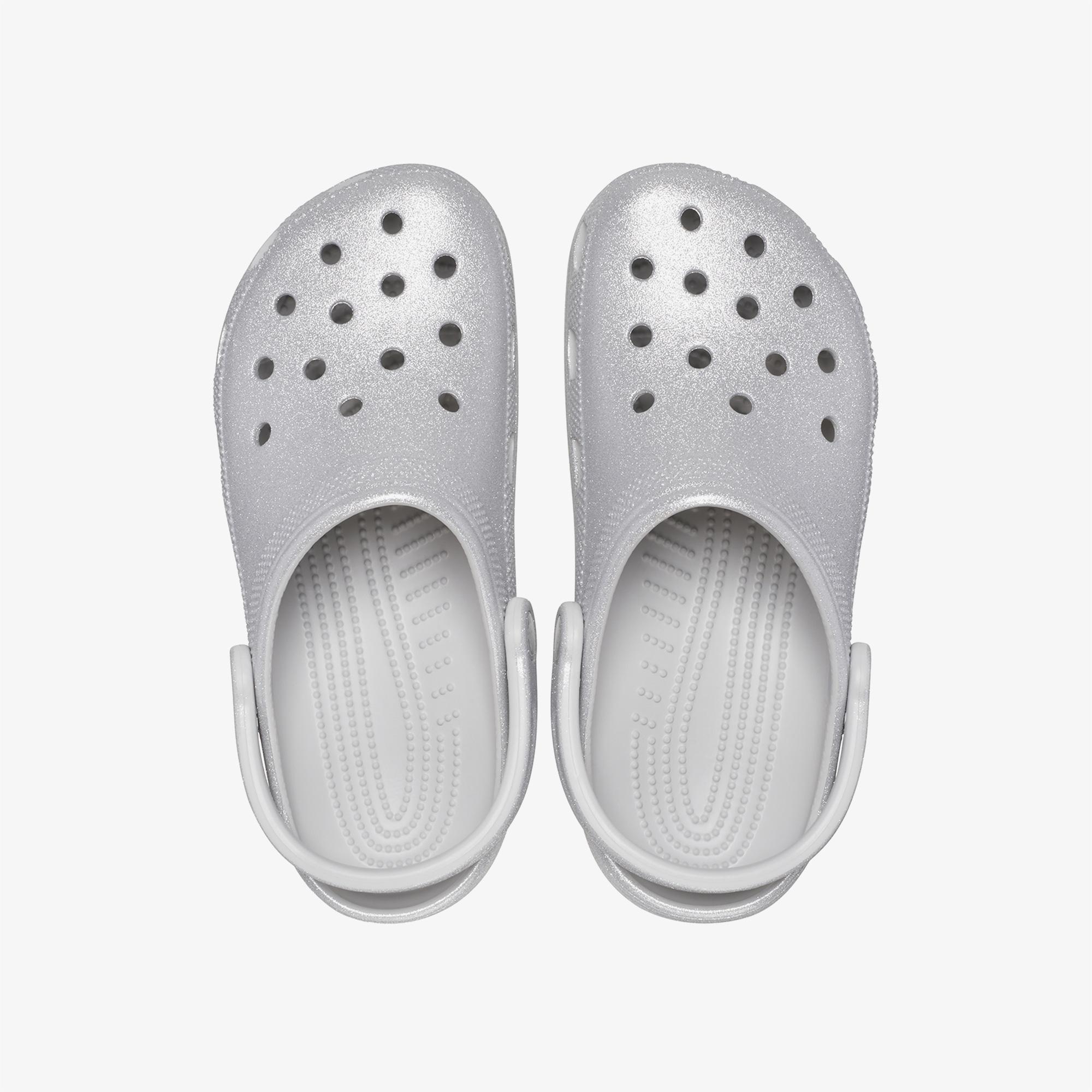 Crocs Classic Glitter Kadın Gri Terlik
