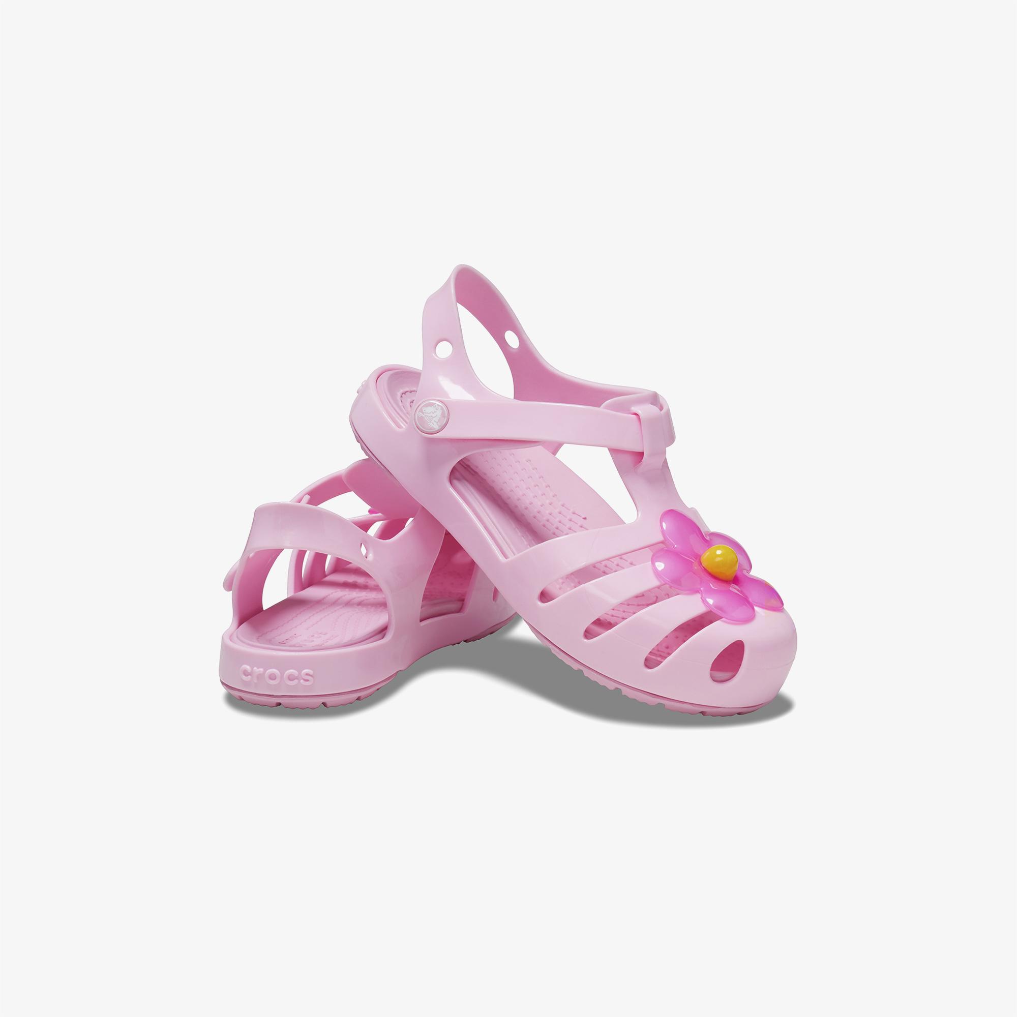 Crocs Isabella Charm T Bebek Pembe Sandalet