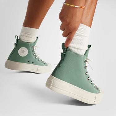  Converse Chuck Taylor All Star Lift Play On Unisex Yeşil Platform Sneaker