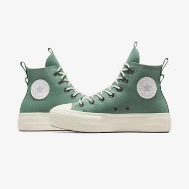  Converse Chuck Taylor All Star Lift Play On Unisex Yeşil Platform Sneaker