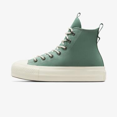  Converse Chuck Taylor All Star Lift Play On Unisex Yeşil Platform Sneaker