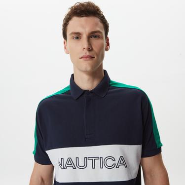  Nautica Erkek Lacivert Classic Fit Kısa Kollu Polo