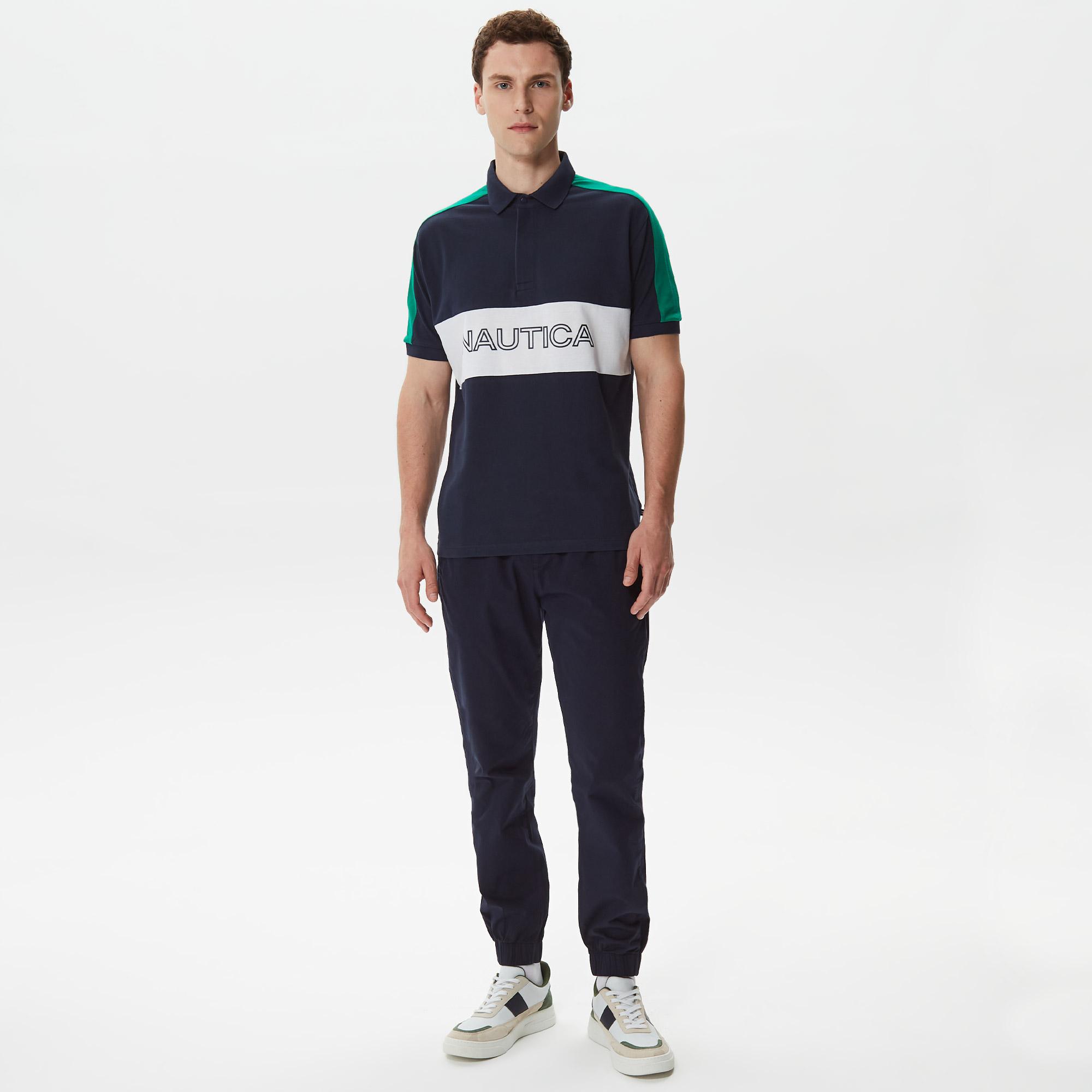 Nautica Erkek Lacivert Classic Fit Kısa Kollu Polo