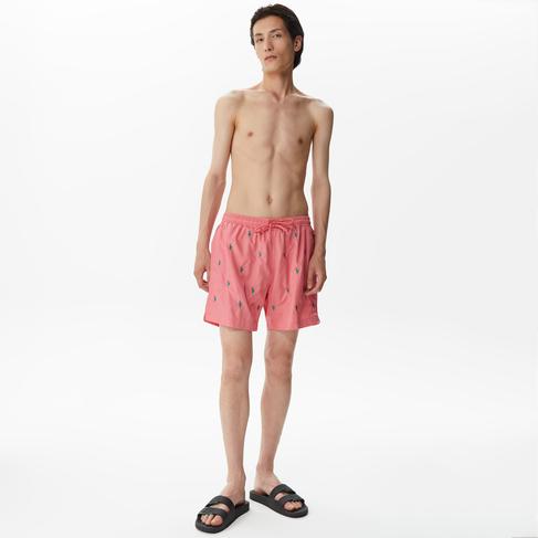  Nautica Erkek Pembe Desenli Mayo Şort