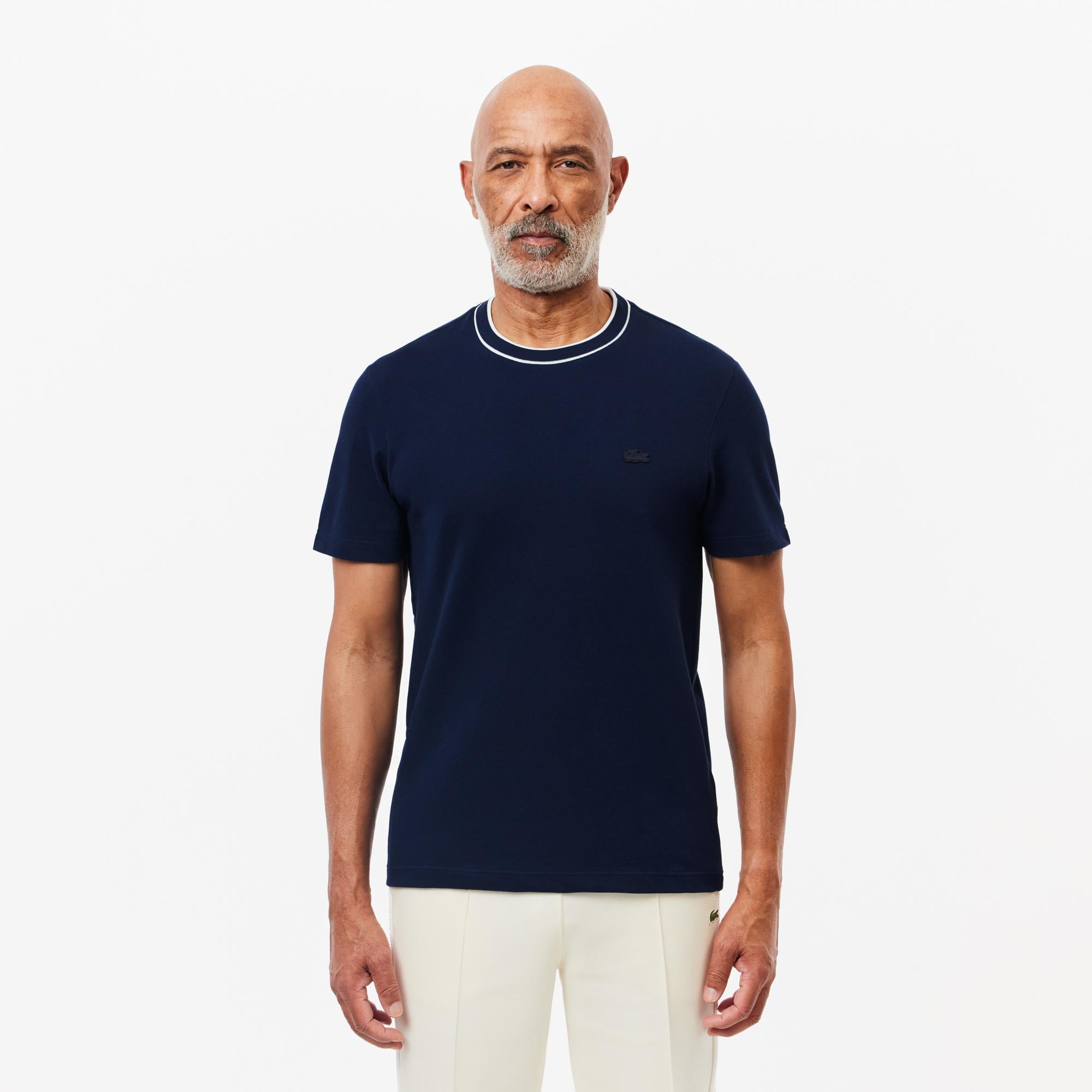 Erkek Regular Fit Bisiklet Yaka Lacivert T-Shirt