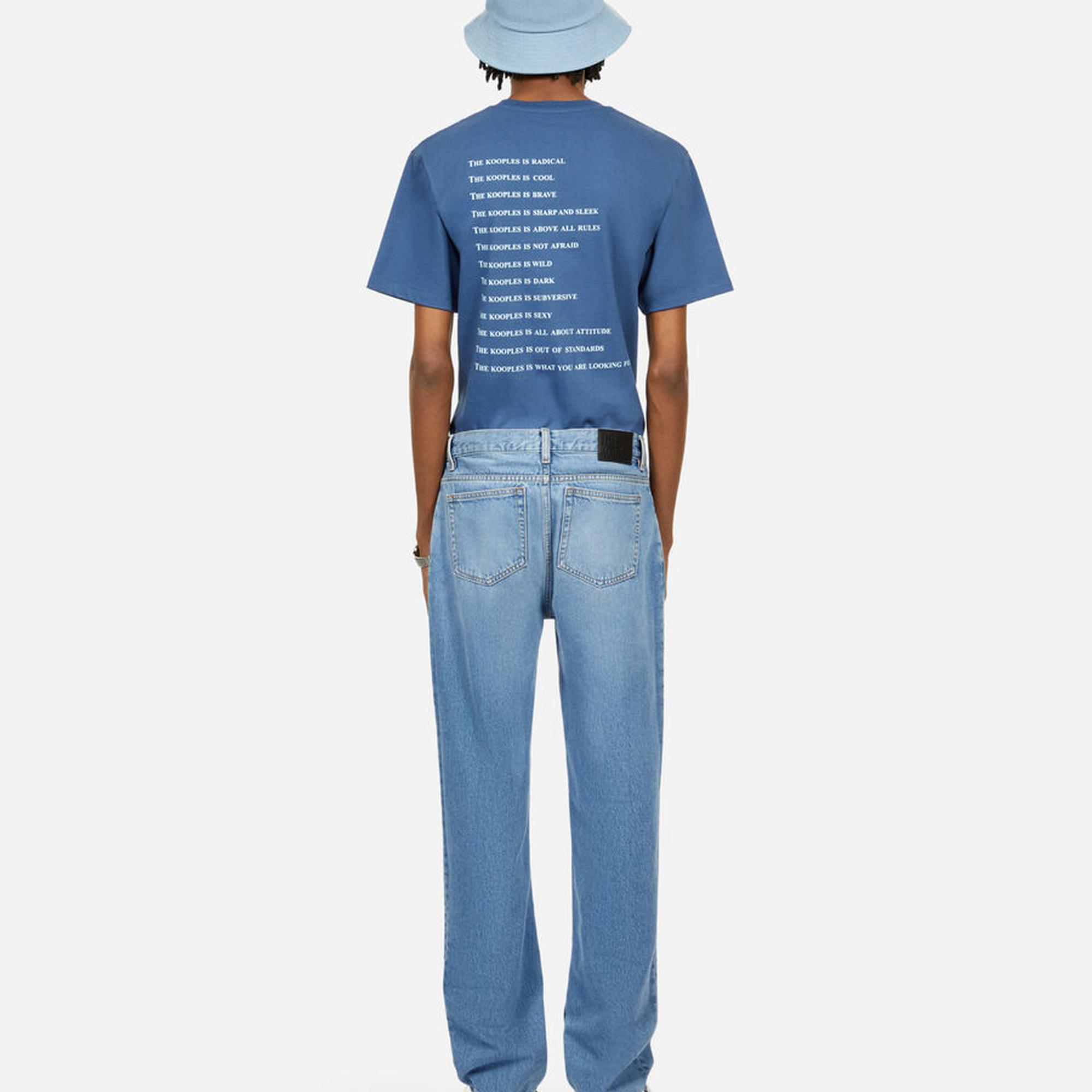 ERKEK STRAIGHT FIT MAVI JEAN