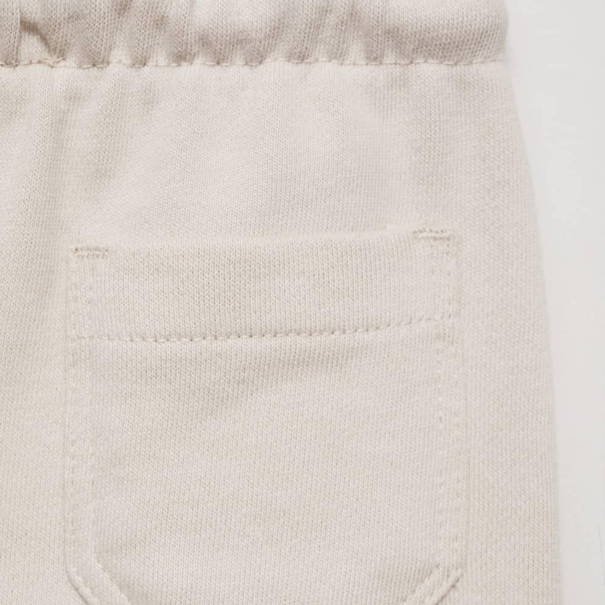 Mango Çocuk Pamuklu Jogger Pantolon Kum Beji