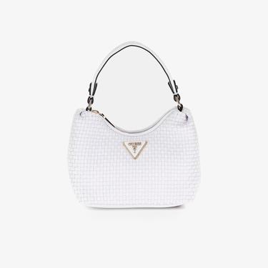  Guess Emelda Crossbody Kadın Beyaz Omuz Çantası