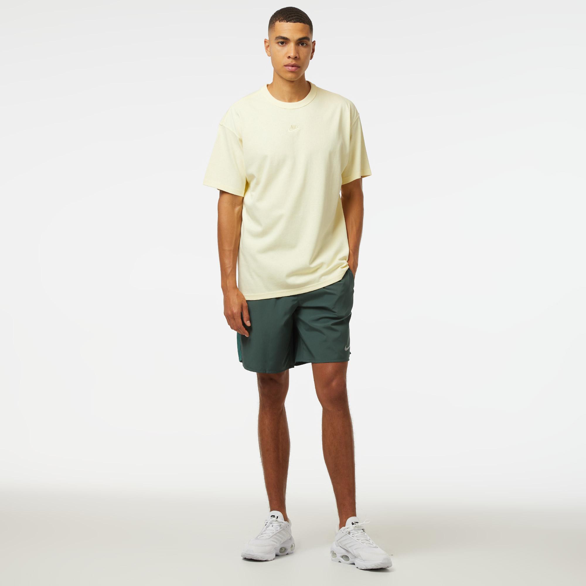 Nike Sportswear Premium Essentials Erkek Sarı T-Shirt
