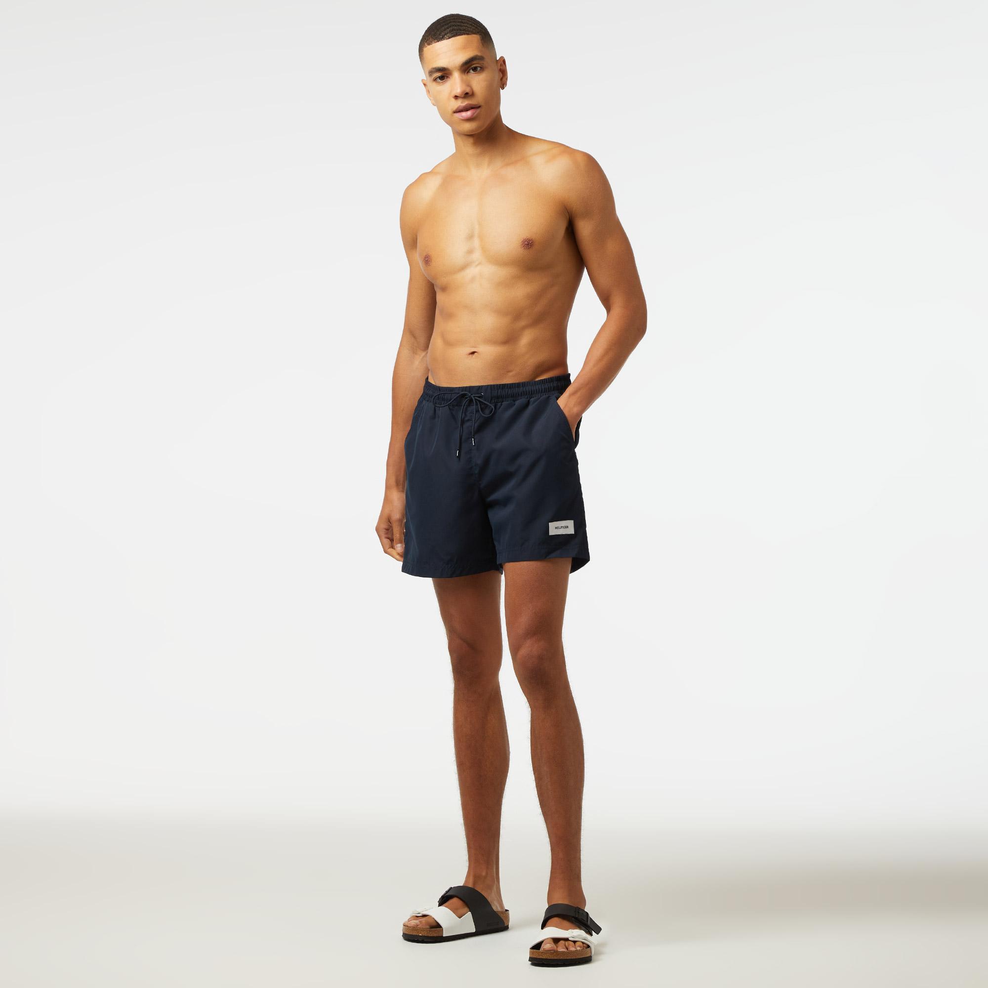 Tommy Hilfiger Medium Drawstring Label Erkek Lacivert Mayo Şort