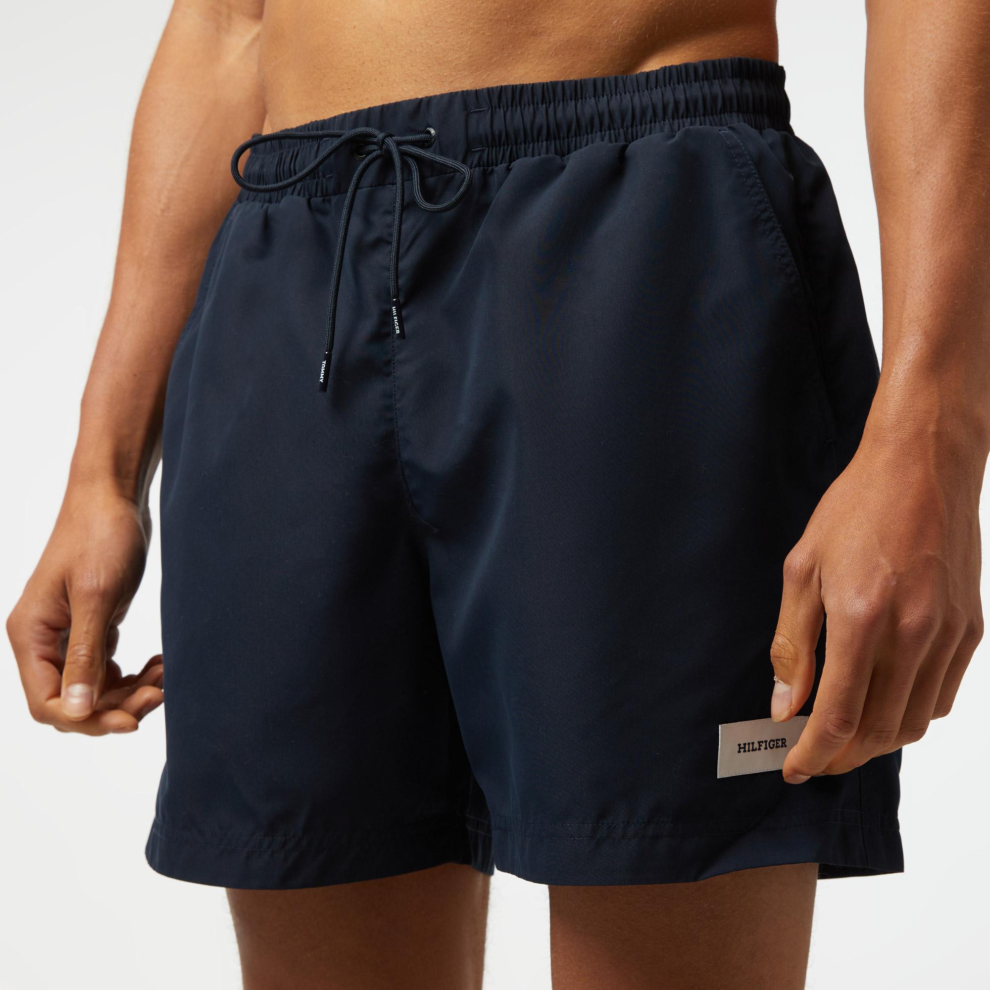 Tommy Hilfiger Medium Drawstring Label Erkek Lacivert Mayo Şort